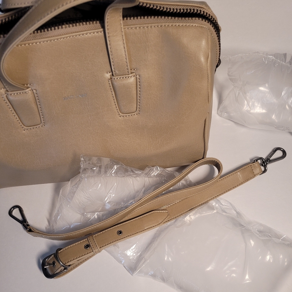 Matt and Nat BRAND NEW Vegan Satchel - Mitsuko - Cardamom - Picture 3 of 14